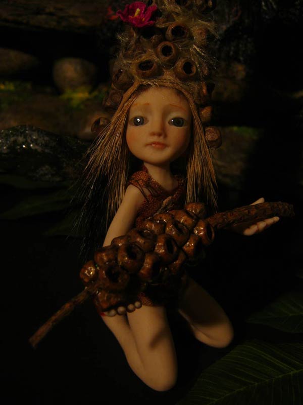 Ooak Pixie Ranien and magic Seeds